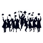 Icono de foto en grupo para orlas de graduación